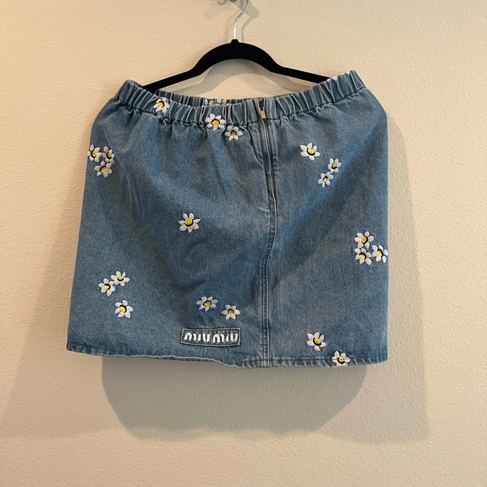 COPY - miumiu denim skirts brand new